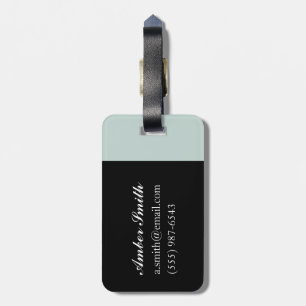Boy on Bicycle Luggage Tag