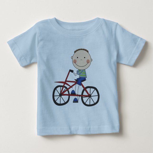 Boy on Bicycle Tshirts and Gifts (Front)