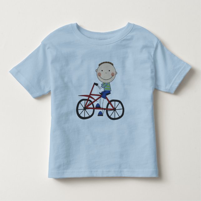 Boy on Bicycle Tshirts and Gifts (Front)