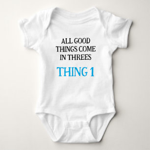 boy one piece for triplets, triplets gift idea,  baby bodysuit