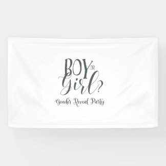 Boy or Girl Gender Revel Banner
