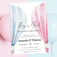 Boy or girl - Hot air balloons - gender reveal