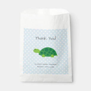 Boy or girl turtle baby shower party favour bags