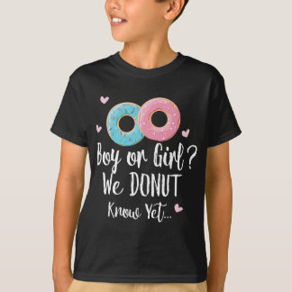 Boy or Girl We Doughnut Know - Gender Reveal Gift T-Shirt