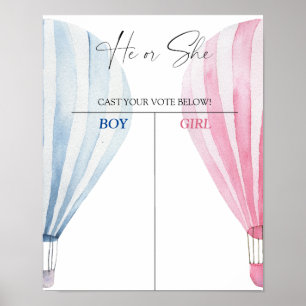 Boy or girl we know gender reveal chart