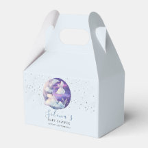 Boy Over the Moon Modern Baby Shower