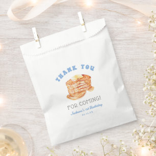 Boy Pancake Breakfast Birthday Thank You Favour Bag