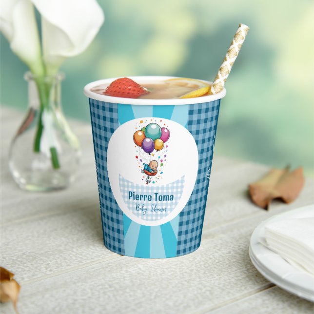 boy  paper cups (Insitu)