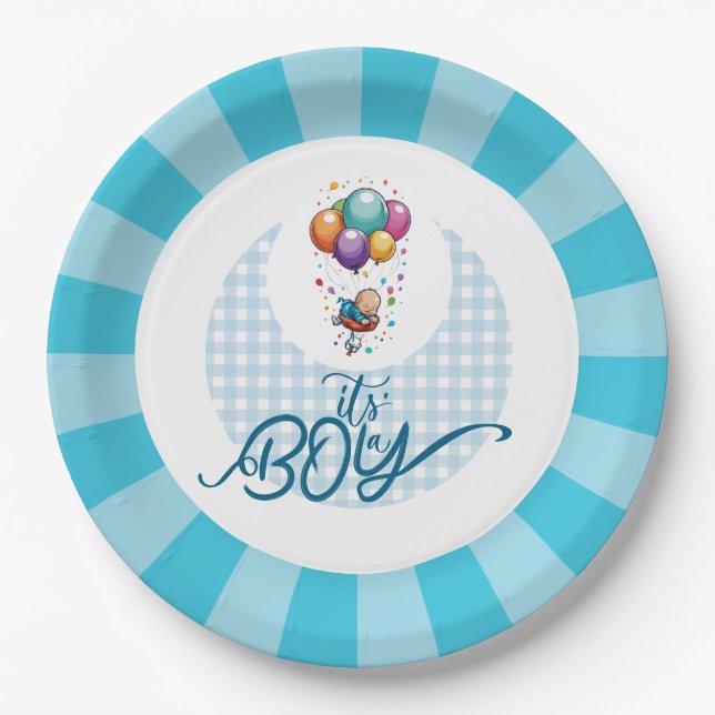 BOY Paper Plate (Front)