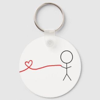 Boy Part of Matching Couples Keychain
