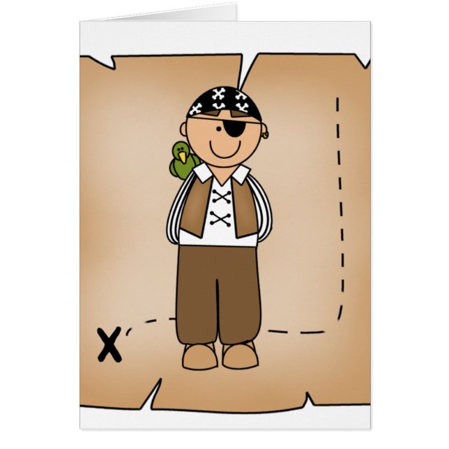 Boy Pirate and Map (Front)