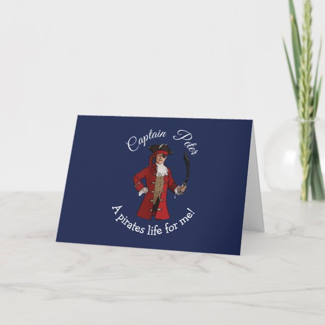 Boy Pirate Card (Front)