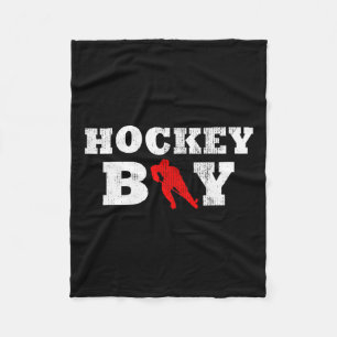Boy Player Silhouette Sport Gift Fleece Blanket