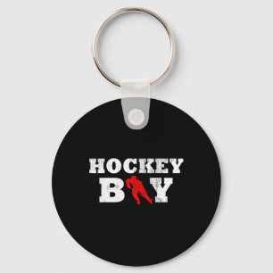 Boy Player Silhouette Sport Gift  Key Ring