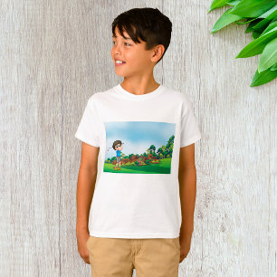 Boy Playing Golf T-Shirt
