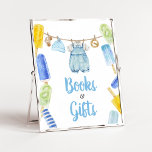 Boy Popsicle Baby Shower Books and Gifts Poster<br><div class="desc">Make your event special with this Popsicle Baby Shower with our cute and lovely printable Books and Gifts Sign featuring adorable Baby Clothes Baby Shower theme. Download,  personalise,  and create lasting memories with this perfect touch for your joyous celebration!
 
BS1076</div>