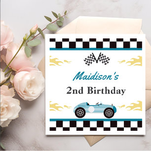  Boy Race Car Birthday Party Napkin