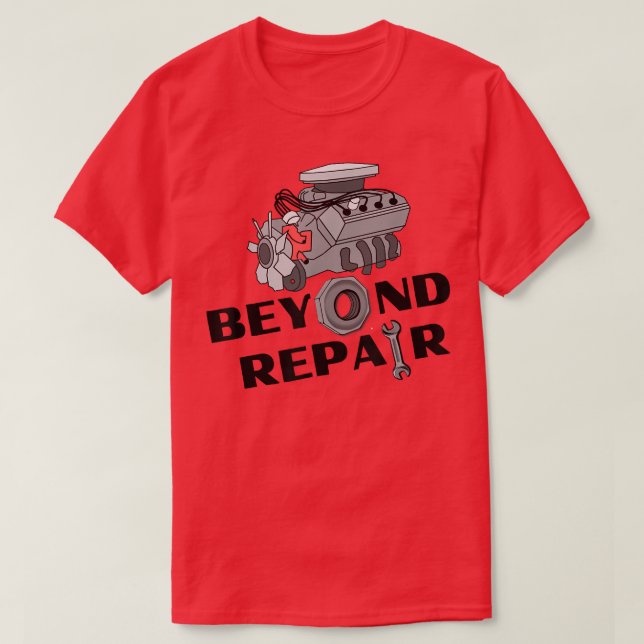 Boy Racer Car Lovers Petrol Head Mechanic Engine R T-Shirt (Design Front)