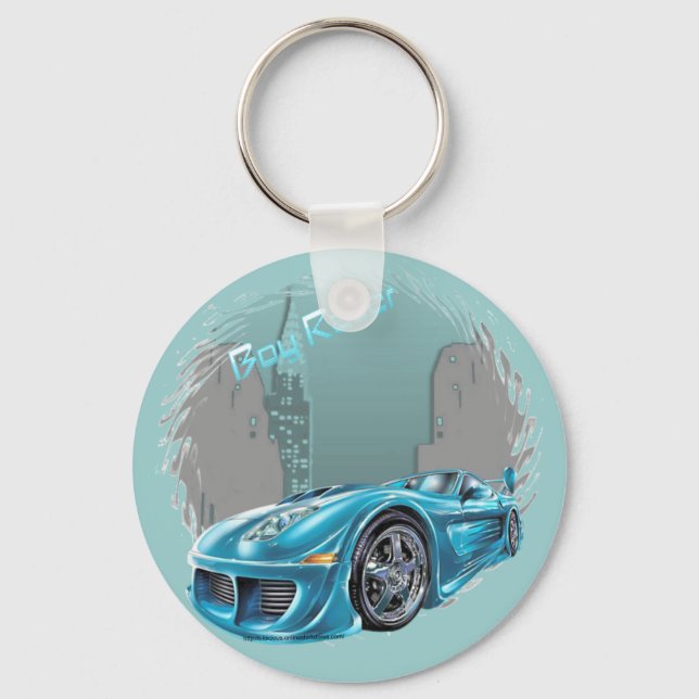 Boy Racer - Keychain (Front)