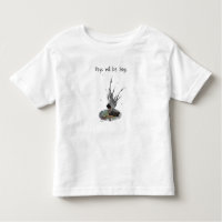 Boy Rain Fairy With Frog Toddler Boy's T-Shirt