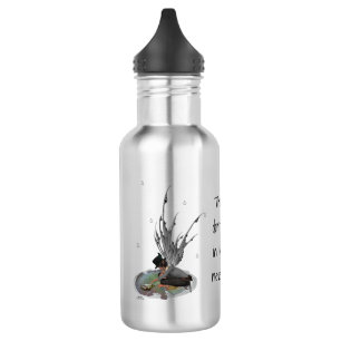 Boy Rain Fairy With Frog Water Bottle