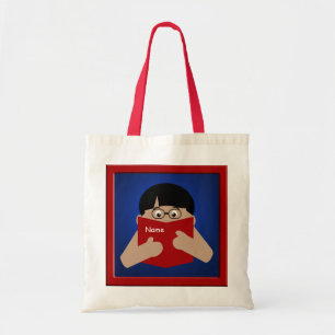 Boy Reading Book 1 Bookbag Tote Bag