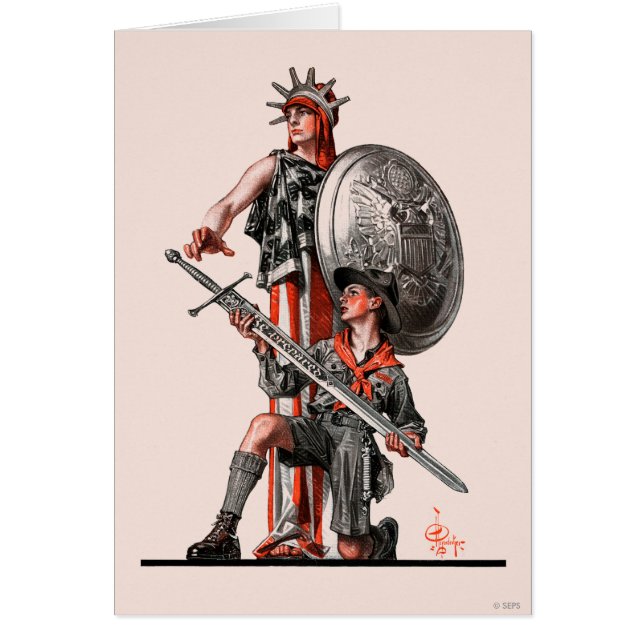 Boy Scout and Liberty (Front)