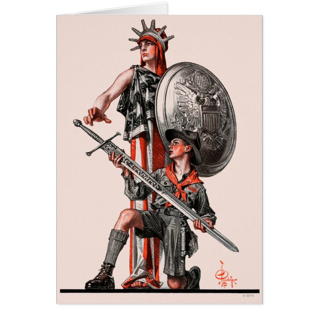 Boy Scout and Liberty (Front)