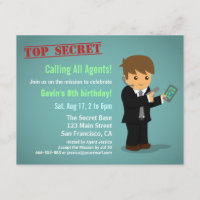 Boy Secret Agent Birthday Party