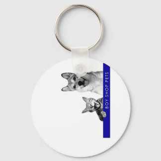 Boy Shop Pets Discography Round Keychain