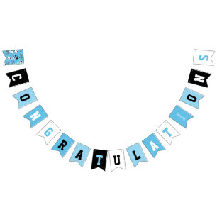 Boy Soccer Player birthday party blue Bunting