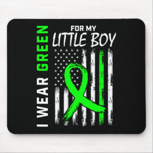 Boy Son Kidney Disease Cerebral Palsy Awareness Fl Mouse Pad