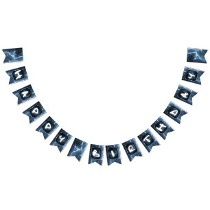 Boy Super Hero Birthday Party Bunting Banner