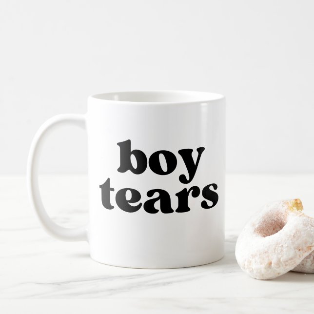 Boy Tears Coffee Mug (With Donut)