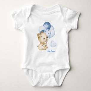 Boy Teddy Bear Baby Bear Baby Bodysuit