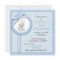 Boy Teddy Bear Baby Shower Invitation Square