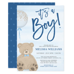baby bear invitations