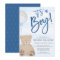 Boy Teddy Bear Blue Balloon Baby Shower