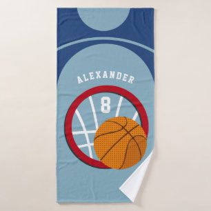 Boy Teen Basketball Court Ball Hoop Sports Champ Bath Towel