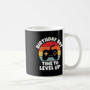 Boy Time To Level Up Video Game Birthday Coffee Mug
