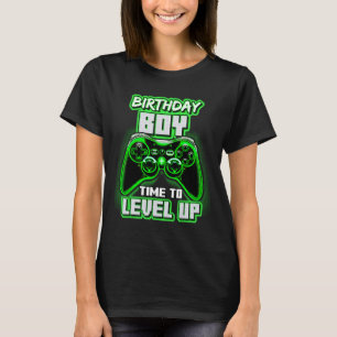 Boy Time To Level Up Video Game Birthday Gamer 6 T-Shirt