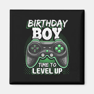 Boy Time To Level Up Video Game Birthday Gift Boys Magnet