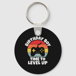 Boy Time To Level Up Video Game Birthday  Key Ring