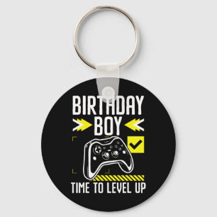 Boy Time To Level Up Video Game Gift For A Gamer Key Ring