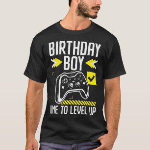 Boy Time To Level Up Video Game Gift For A Gamer T-Shirt