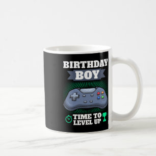 Boy Time To Level Up Video Game Theme Party Gamer  Coffee Mug