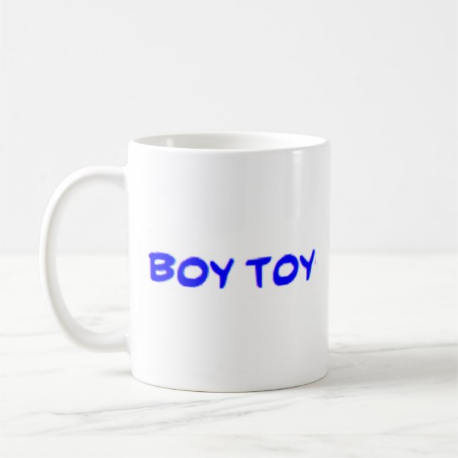 boy toy Button Coffee Mug (Left)