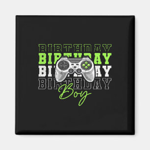 Boy Video Game Birthday Party For Boys Kids Magnet