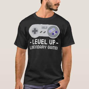 Boy video game legend birthday Level up birthday T-Shirt