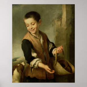 Boy with a Dog, c.1650 Poster